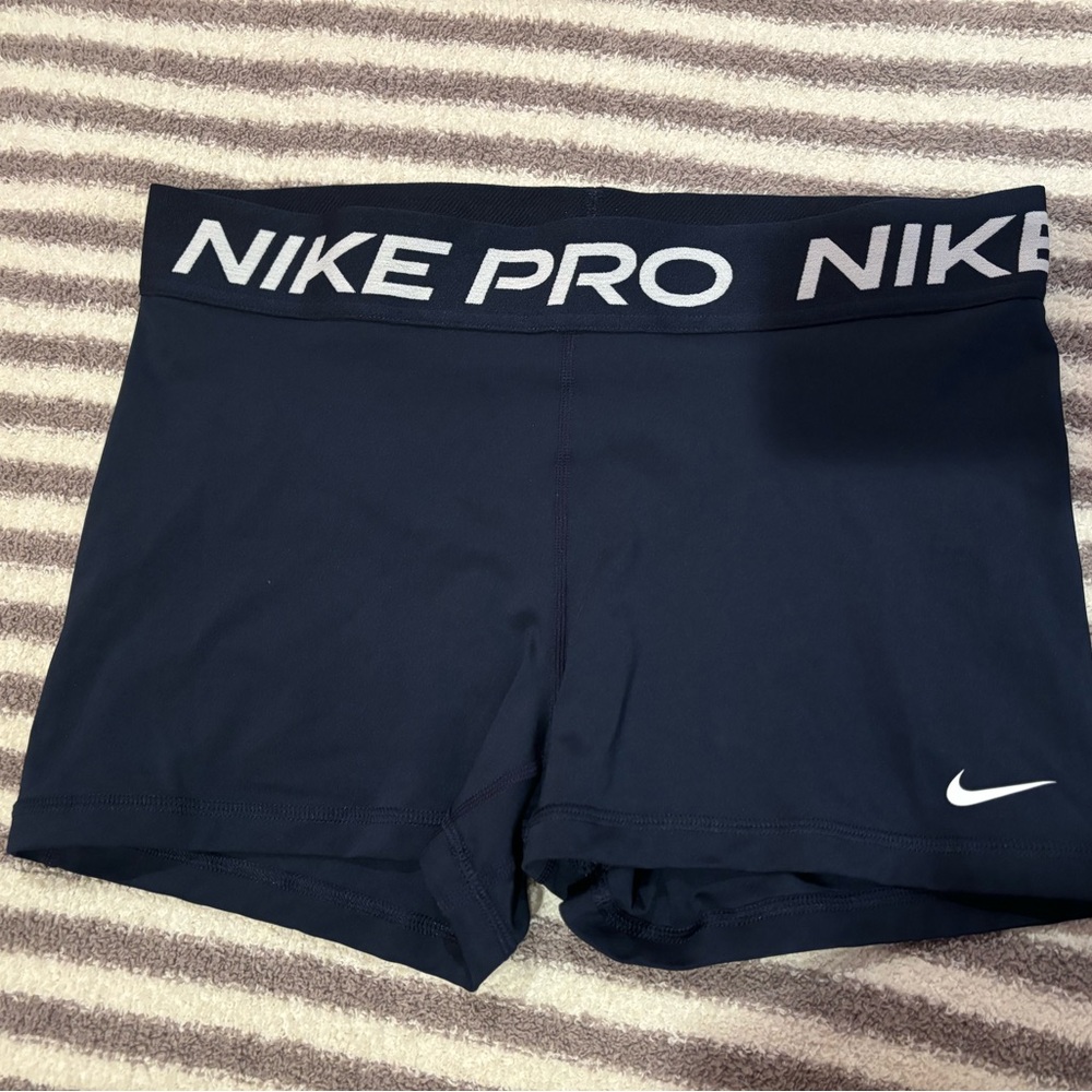 Navy Blue Nike pro shorts